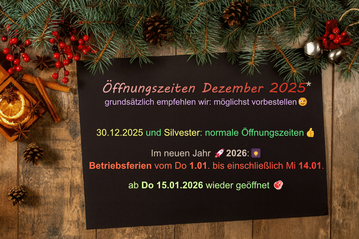 Öffnungszeiten im Dezember 2025
