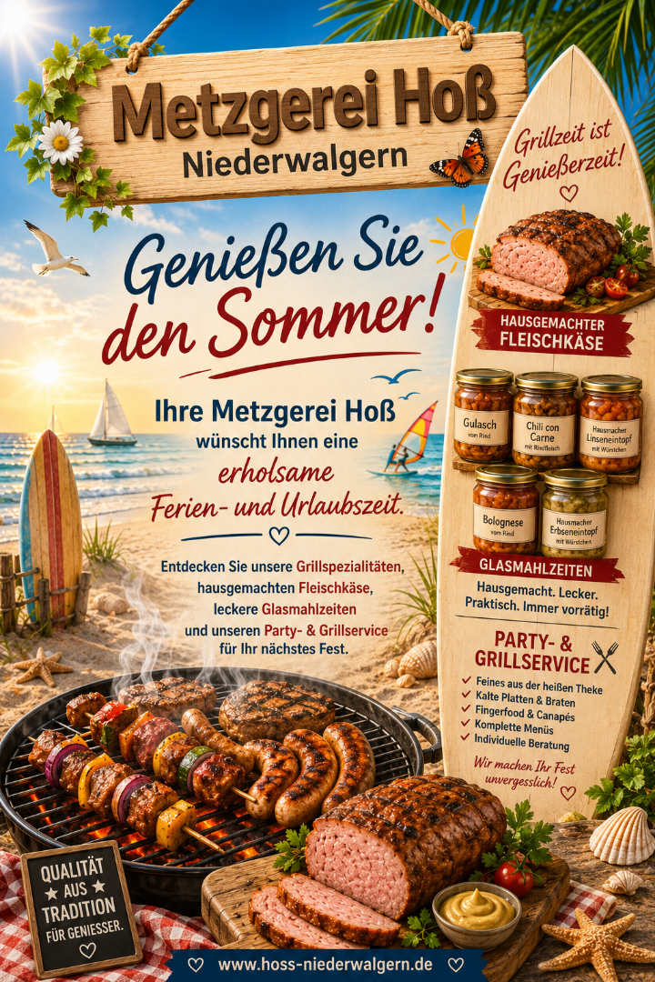 Sommerzeit ist Grillzeit